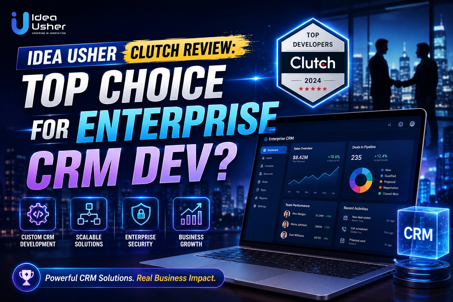 Idea Usher Clutch Review: Top Choice for Enterprise CRM Dev?