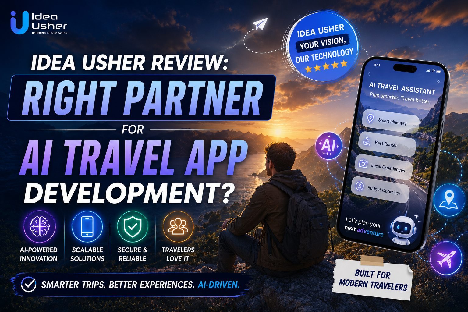 Idea Usher Review Right Partner for AI Travel App Development