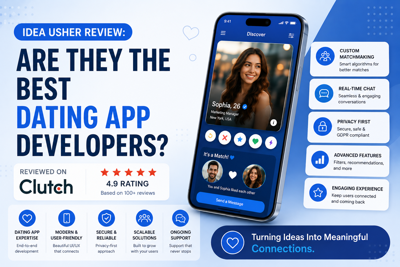 Idea Usher Clutch Review: Are They the Best Dating App Developers?