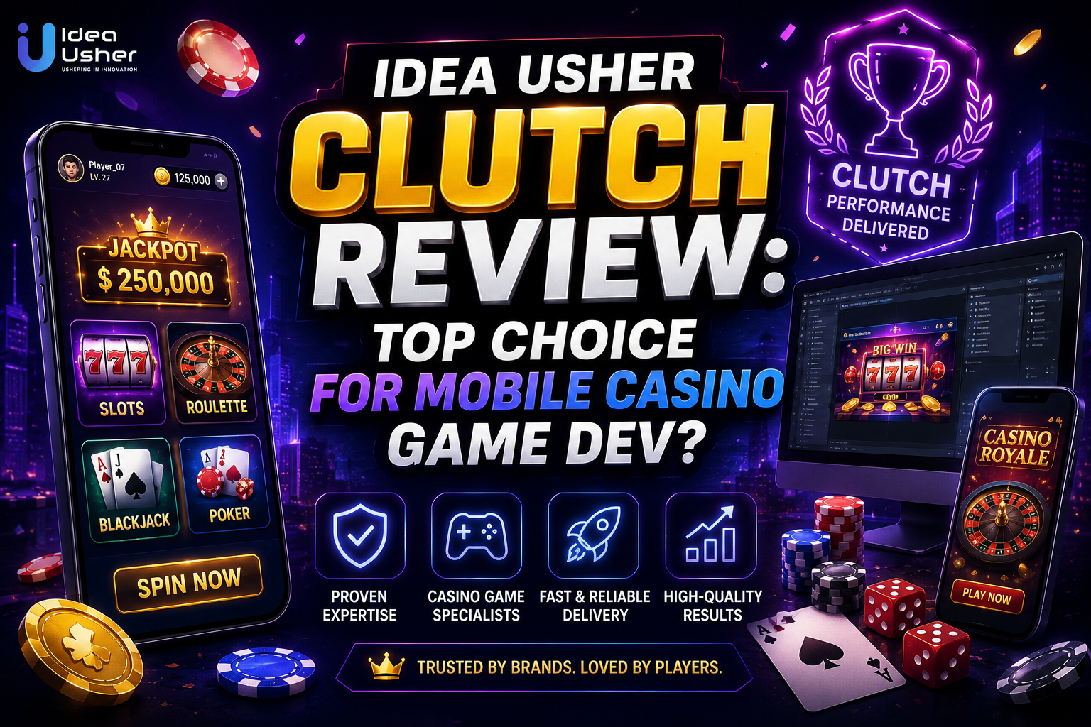 Idea Usher Clutch Review: Top Choice for Mobile Casino Game Dev?