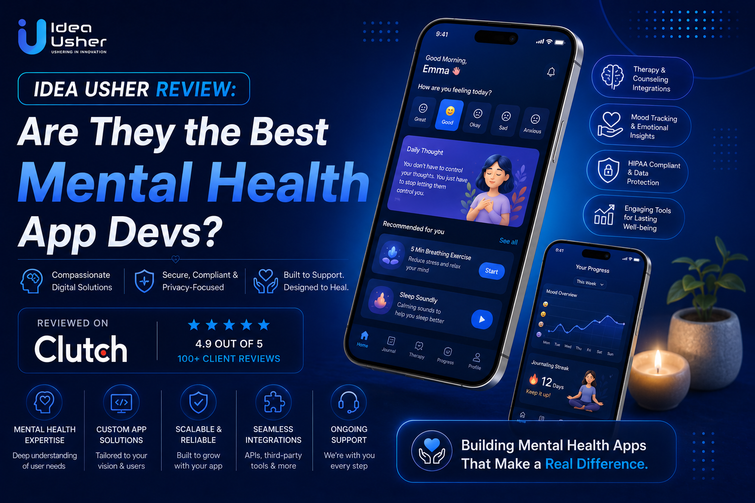 Idea Usher Review: Are They the Best Mental Health App Devs?